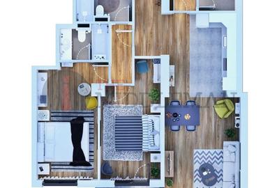 Apartament cu 3 camere si 3 bai langa Mall Veranda - 3