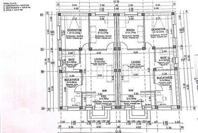 Casă cu 3 camere cu Teren 62 Mp în Central - 2
