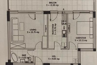 Apartament cu 2 camere decomandat în P-ța Muncii