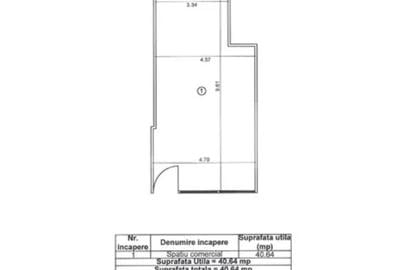 Spatiu comercial alimentatie publica, 40 mp, zona Marasti - 1