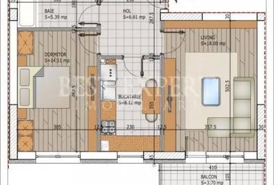 Apartament cu 2 camere decomandat în Central - 1