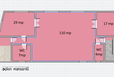 Clădire P + 1 + M – 510 mp utili, curte 500 mp, 7 locuri parcare, centru - 16