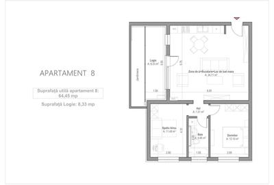 Apartament 3 camere de vanzare zona Micalaca - 12