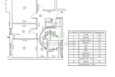 Apartament 3 camere, Urban Plazza - 10