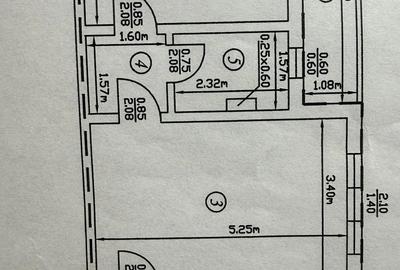 Ap 2 cam,zona centrala,50mp,etaj1,balcon,centrala,termopane,termoizolat - 2