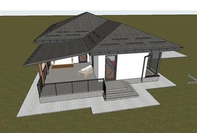 Parcele teren cu proiect si autorizatie de construire ,Breazu . - 2