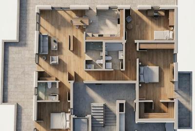 Apartament cu 4 camere în Dâmbul Rotund - 3