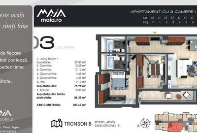 Apartament 3 Camere Premium | Calea Craiovei | Ultracentral - 1