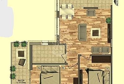 Apartament cu 3 camere decomandat în Nord - 2