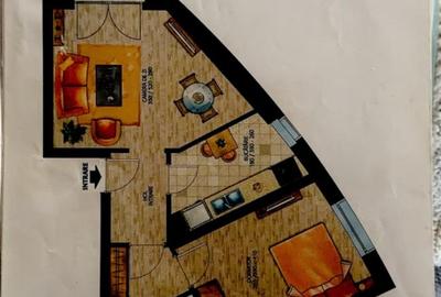 Apartament cu 2 camere decomandat, mobilat în Sălăjan - 16