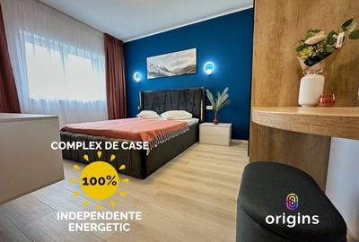 Complex-Case 100 % INDEPENDENTE ENERGETIC. Vile individuale pe Parter. Piscina. - 9