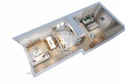 Direct dezv. -Ap. 2 camere mobilat -decomandat, etaj 1/2, geam la baie - 7