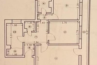 Apartament cu 3 camere decomandat în Giurgiului - 2