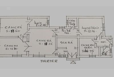 Piata Dorobanti, parter vila, birouri/ comercial, 3camere si dependinte,82mp - 2
