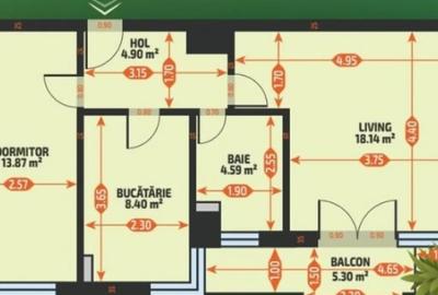 Apartament cu 2 camere decomandat în Tătărași - 1