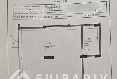 Spațiu comercial, de 131 mp, în Sopor - 2