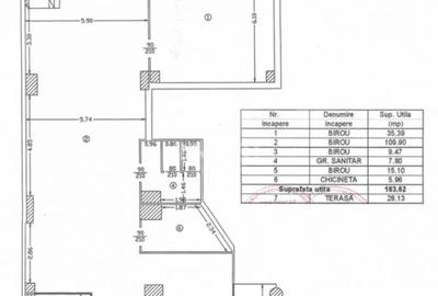 Spațiu comercial, de 184 mp, în Centru Civic - 1