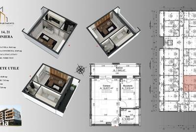 Garsonieră decomandată în Central