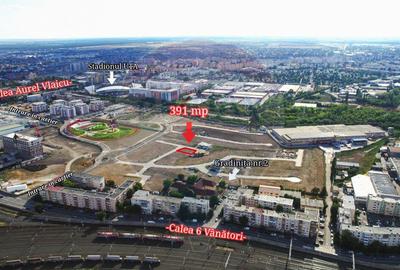 Teren ideal pentru construc?ie col? stradal, 40 m f...