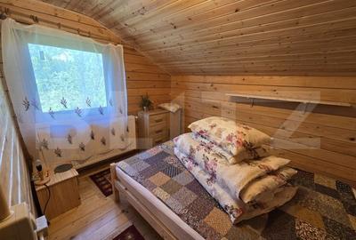 Cabana lemn cu 4 dormitoare, 120mp, teren intravilan de 1250mp - 11