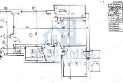 Apartament cu 3 camere semidecomandat în Central - 2