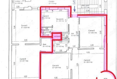 Apartament cu 3 camere decomandat în Central - 16