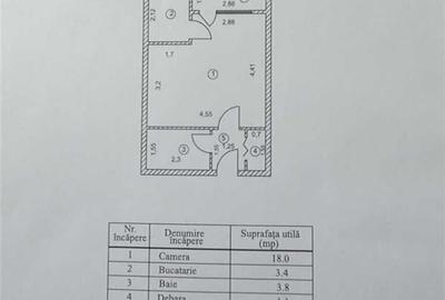 Vanzare Garsoniera decomandata sector 3 - 1