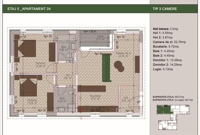 3 camere Timpuri Noi LUX!!! - 3