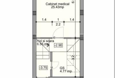 Spatiu medical, 145 mp utili, D+P, la cheie, zona centrala! - 2