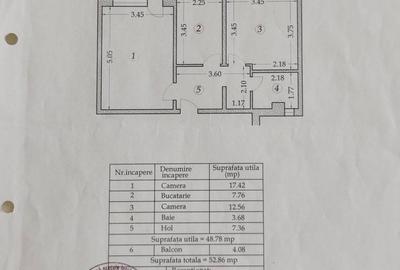 Apartament cu 2 camere decomandat în Tomis II