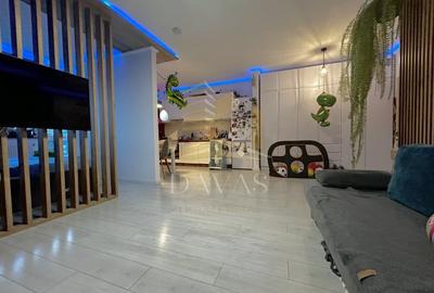 Apartament cu 2 camere semidecomandat, mobilat în Borhanci