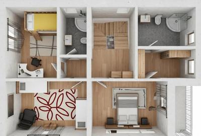 Casă cu 4 camere cu Teren 350 Mp în Tărlungeni - 2