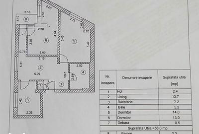 Apartament cu 3 camere semidecomandat, mobilat în Bucureștii Noi - 4