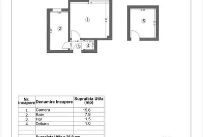 Garsonieră decomandată în Ultracentral - 3