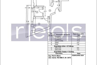 Apartament cu 2 camere în Jiului - 10