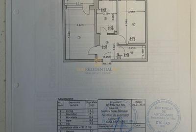 Apartament cu 2 camere decomandat în Apărătorii Patriei - 14