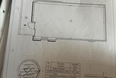 Spațiu comercial, de 123 mp, în 13 Septembrie - 1