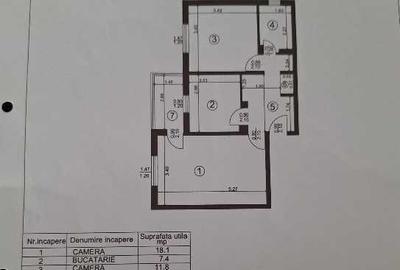 Apartament cu 2 camere decomandat în Tomești - 1