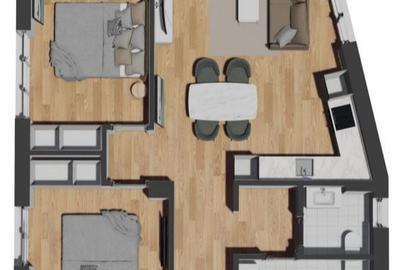 Apartament cu 2, camere, zona Vivo, parcari subterane - 42