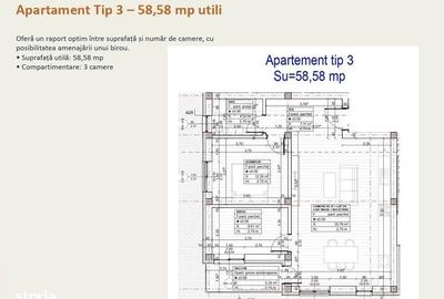 Apartament cu 2 camere în Sâncraiu de Mureș - 1