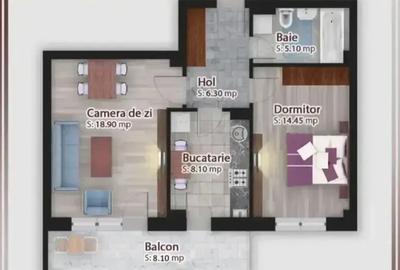 Apartament 2 camere spațios - Theodor Pallady, bloc nou 2025, predare 2026 - 3