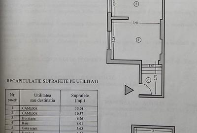 Apartament cu 4 camere semidecomandat în Central - 3