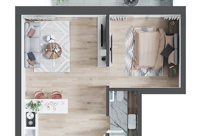 Apartament 2 Camere | Finisat | Prima Arena | Bloc Nou A4 - 10