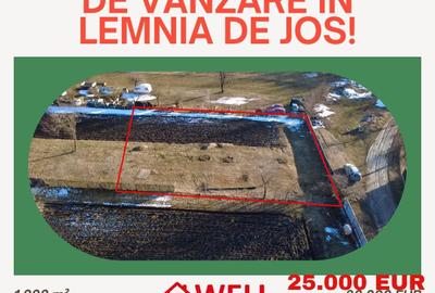 Teren intravilan de 1000 mp, în Lemnia - 5