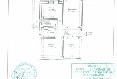 Apartament cu 3 camere decomandat în Tomis III - 21