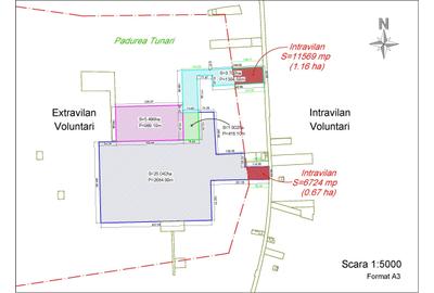 Oportunitate investitie exceptionala ! Pipera 352.400 mp. partial in intravilan