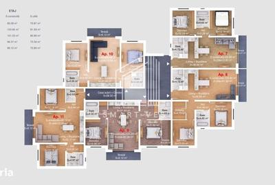 Apartament cu 3 camere decomandat în Someșeni - 13