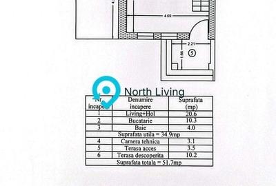 Duplex cu 4 camere cu Teren 190 Mp în Nord - 17