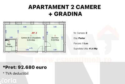 Apartament cu 2 camere în Central - 7
