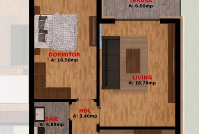 Apartament cu 2 camere decomandat în Dobroești - 7